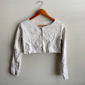 Brandy Melville Long Sleeve Cropped Cardigan